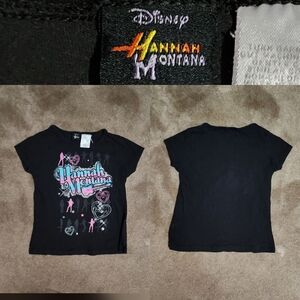 Disney Hannah Montana Black Graphic Tee